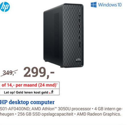 HP   pc systeem folder aanbieding bij  BCC - details