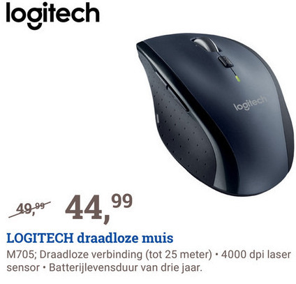 Logitech   muis folder aanbieding bij  BCC - details