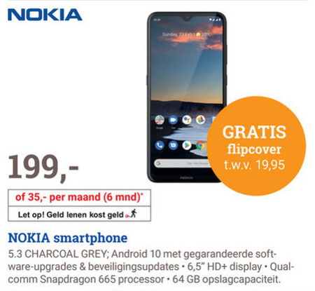 Nokia   simlock vrije mobieltje folder aanbieding bij  BCC - details