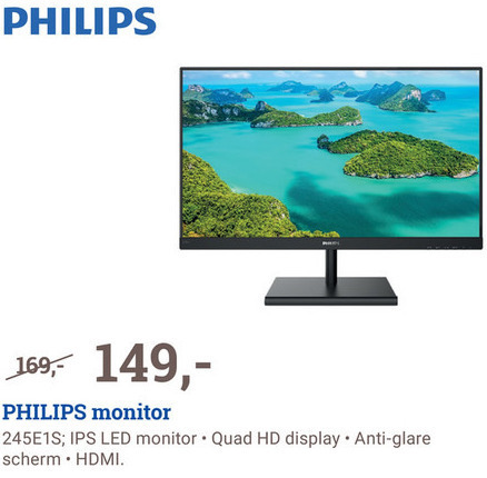 Philips   monitor folder aanbieding bij  BCC - details