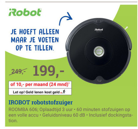 IRobot   robotstofzuiger folder aanbieding bij  BCC - details