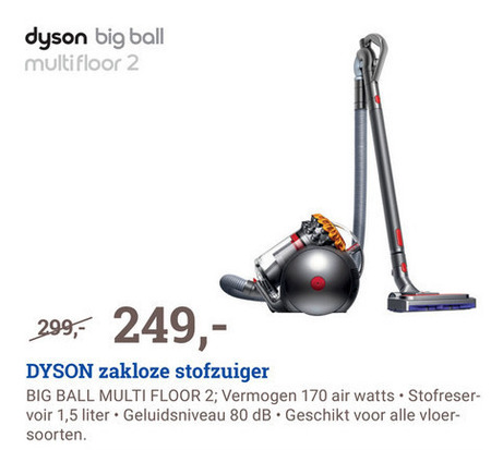 Dyson folder aanbieding bij BCC - details