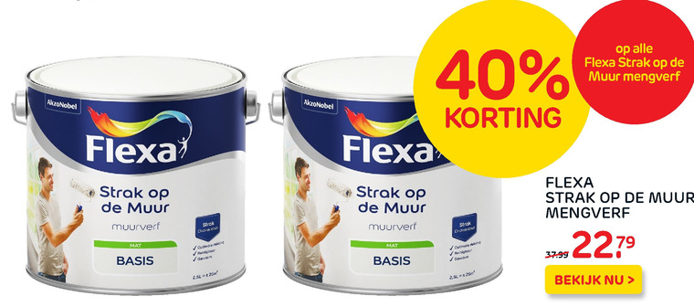 Flexa   muurverf folder aanbieding bij  Praxis - details