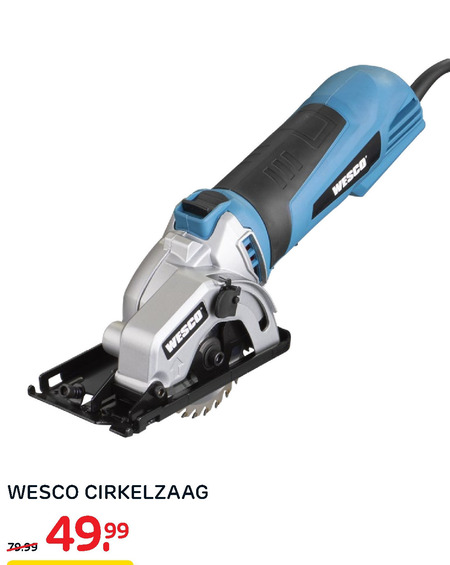 Wesco   handcirkelzaag folder aanbieding bij  Praxis - details