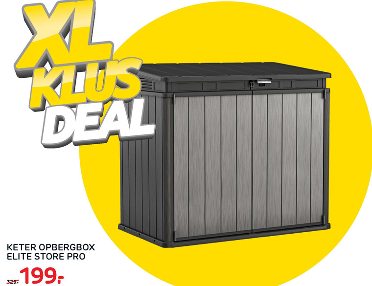 Keter   tuinstoelkussenbox folder aanbieding bij  Praxis - details