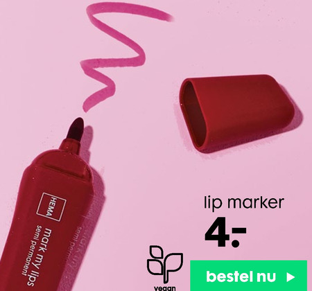 Hema huismerk   lippenpotlood folder aanbieding bij  Hema - details