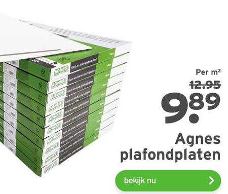 Agnes   plafondplaat folder aanbieding bij  Gamma - details