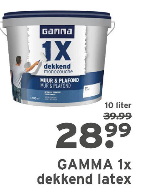 Gamma Huismerk   latex folder aanbieding bij  Gamma - details
