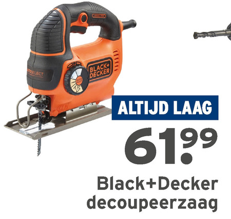 Black and Decker   decoupeerzaag folder aanbieding bij  Gamma - details