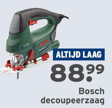 Bosch   decoupeerzaag folder aanbieding bij  Gamma - details