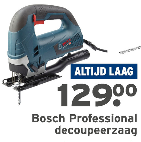 Bosch   decoupeerzaag folder aanbieding bij  Gamma - details