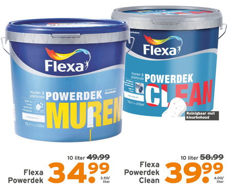 Flexa   muurverf folder aanbieding bij  Gamma - details