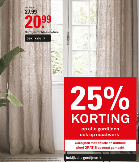 Alle merken   gordijnstof, gordijn folder aanbieding bij  Karwei - details