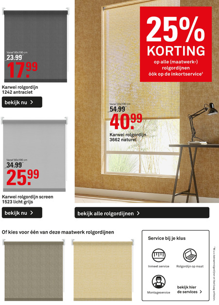 Alle merken   rolgordijn folder aanbieding bij  Karwei - details