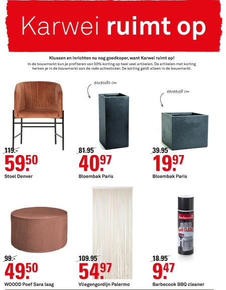 folder aanbieding bij Karwei - details