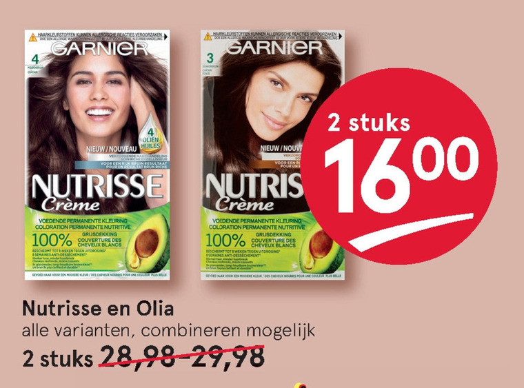 Garnier Olia   haarkleuring folder aanbieding bij  Etos - details