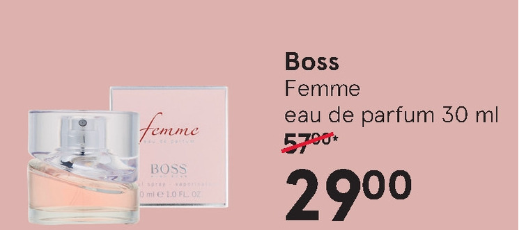 Hugo Boss   eau de parfum folder aanbieding bij  Etos - details