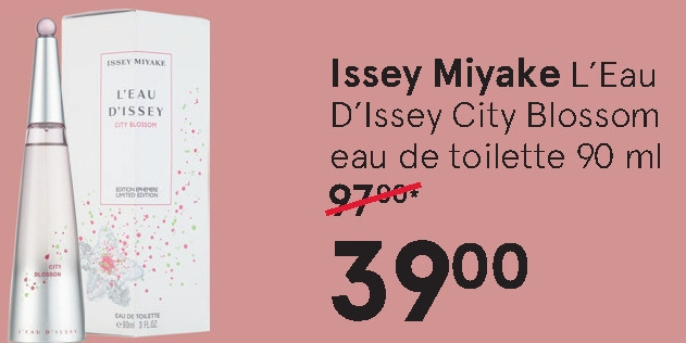 Issey Miyake   eau de toilette folder aanbieding bij  Etos - details