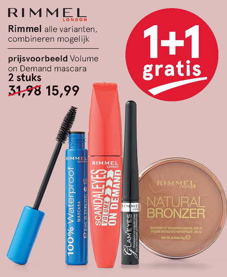 Rimmel   nagellak, oogschaduw folder aanbieding bij  Etos - details