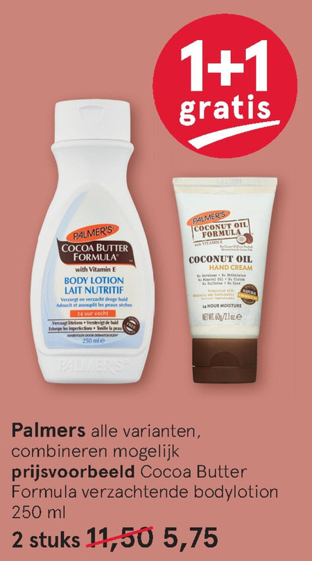 Palmers   bodylotion folder aanbieding bij  Etos - details