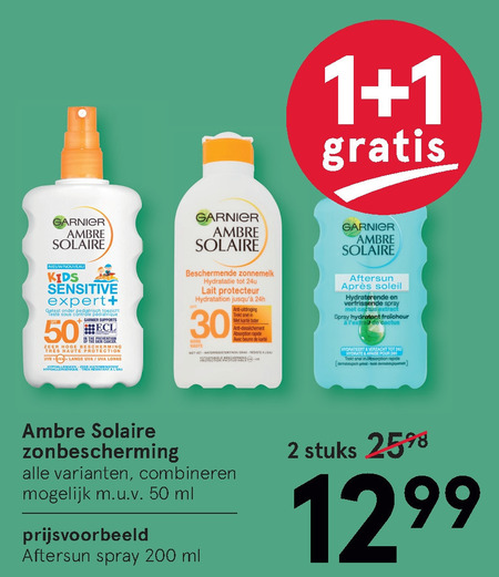 Ambre Solaire   aftersun, zonnebrandolie folder aanbieding bij  Etos - details