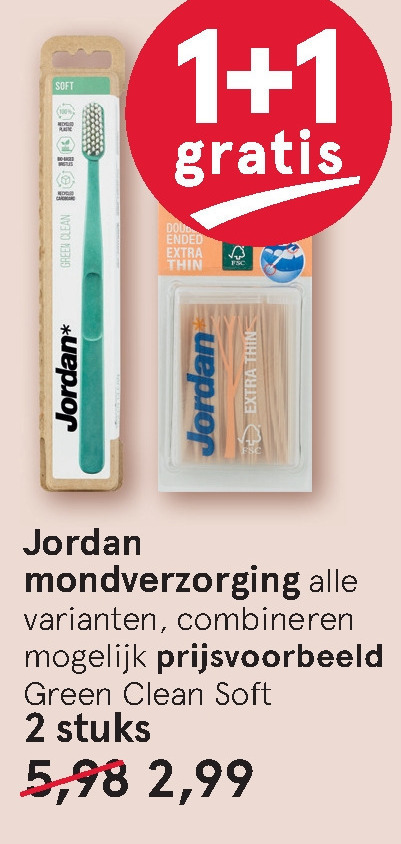 Jordan   mondverzorging, tandenborstel folder aanbieding bij  Etos - details