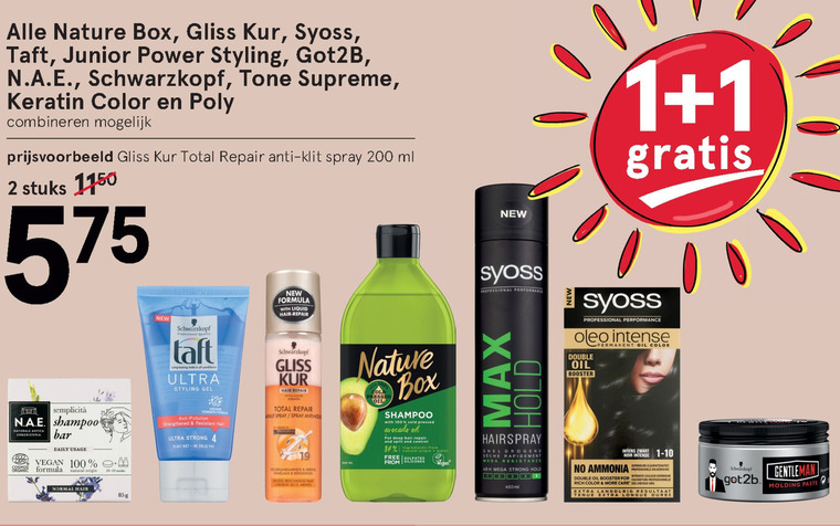 Syoss   shampoo folder aanbieding bij  Etos - details