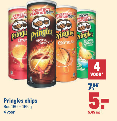 Pringles   chips folder aanbieding bij  Makro - details