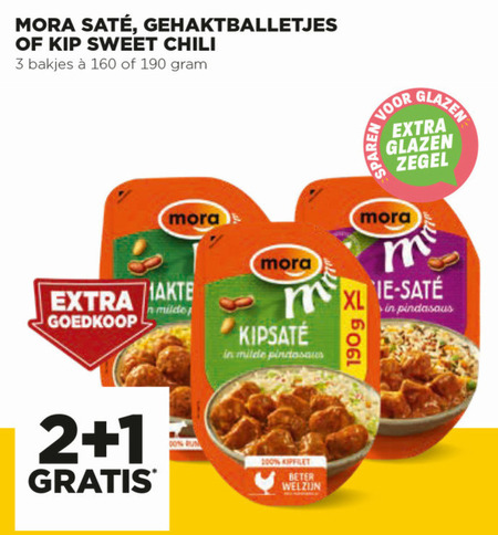 Mora   kipsate, gehaktballetjes folder aanbieding bij  Jumbo - details