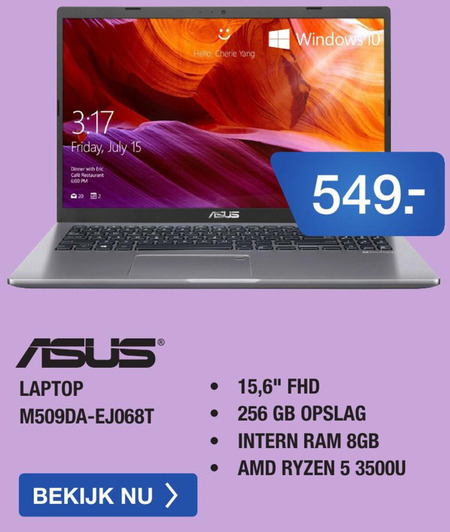 Asus   notebook folder aanbieding bij  Electroworld - details