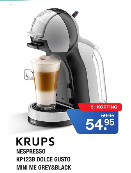 Krups   dolce gusto apparaat folder aanbieding bij  Electroworld - details