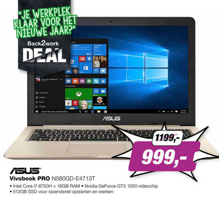 Asus   notebook folder aanbieding bij  EP Electronic Partner - details