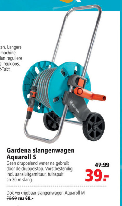 Gardena   slangenwagen folder aanbieding bij  Welkoop - details