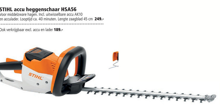 botsing Aandringen periodieke Stihl heggenschaar folder aanbieding bij Welkoop - details