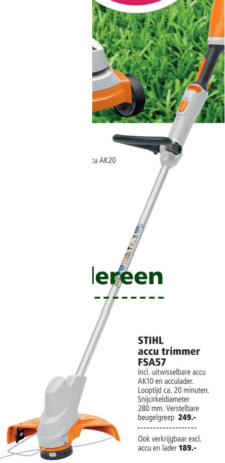 Stihl   strimmer folder aanbieding bij  Welkoop - details