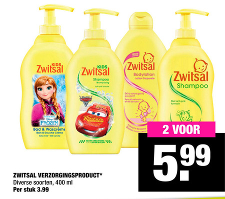 Zwitsal   babyshampoo folder aanbieding bij  Big Bazar - details