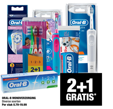 Braun Oral-B   opzetborstel, electrische tandenborstel folder aanbieding bij  Big Bazar - details
