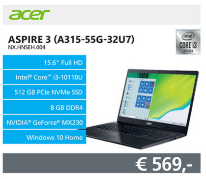 Acer   notebook folder aanbieding bij  Informatique - details