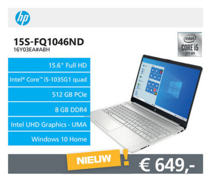 HP   notebook folder aanbieding bij  Informatique - details