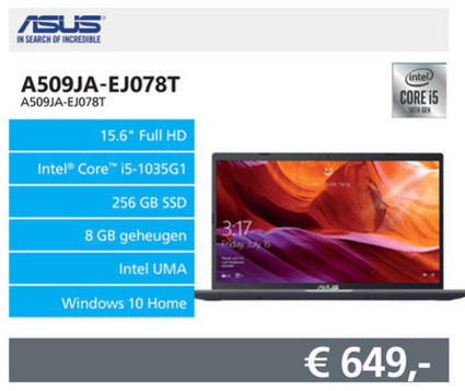 Asus   notebook folder aanbieding bij  Informatique - details