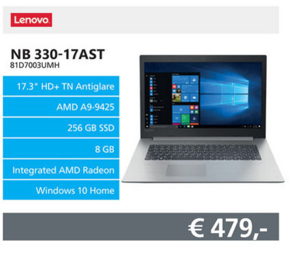 Lenovo   notebook folder aanbieding bij  Informatique - details