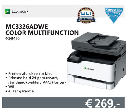 Lexmark   all-in-one printer folder aanbieding bij  Informatique - details