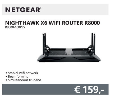 Netgear   wireless router folder aanbieding bij  Informatique - details