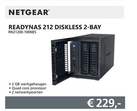 Netgear   nas opslag folder aanbieding bij  Informatique - details