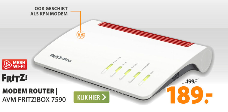 Fritz   wireless router folder aanbieding bij  Expert - details