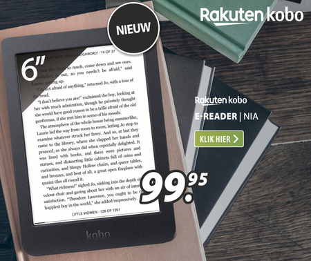 kobo   ebook reader folder aanbieding bij  Expert - details