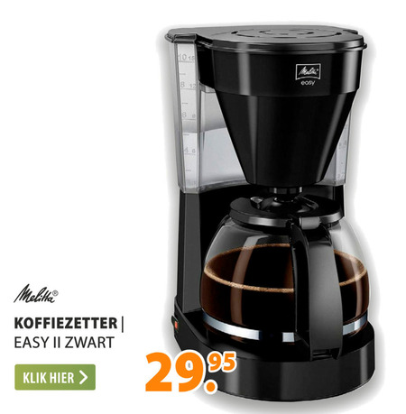 Melitta   koffiezetapparaat folder aanbieding bij  Expert - details