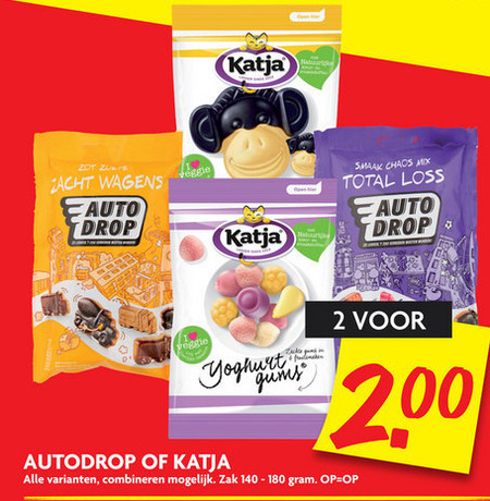 Katja   snoep, drop folder aanbieding bij  Dekamarkt - details