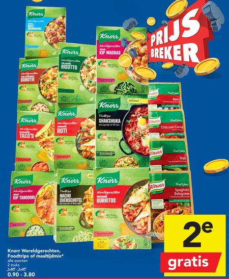 Knorr   maaltijdmix folder aanbieding bij  Deen - details