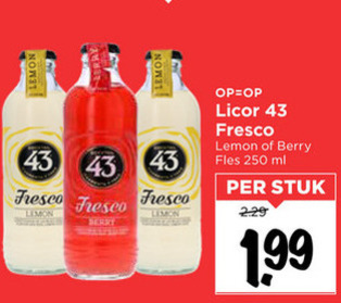 Licor 43   likeur folder aanbieding bij  Vomar - details